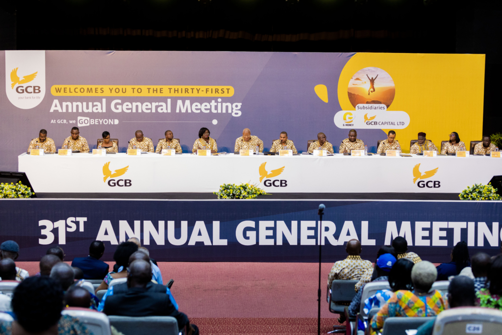 GCB Bank holds 31st AGM, declares Gh₵1 dividend per share pending regulatory approval