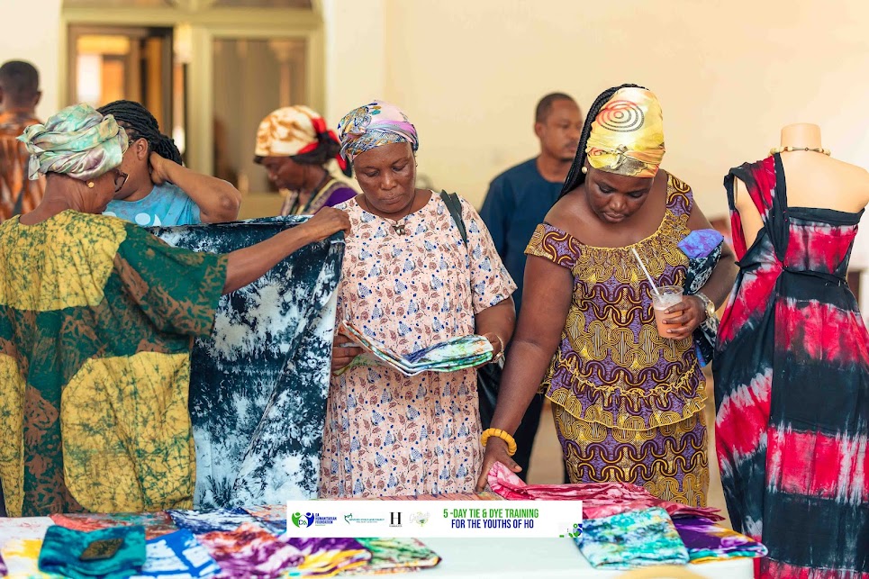 DA Humanitarian Foundation trains 20 young women in textile skills in Ho