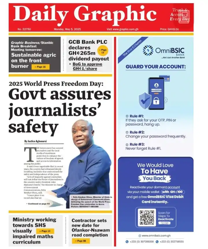 Today’s front pages: Monday, May 5, 2025