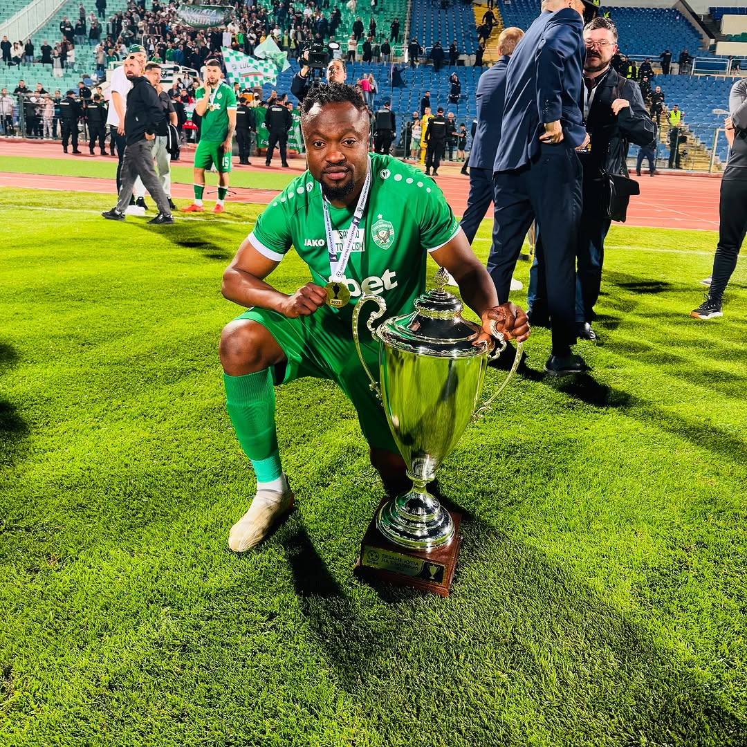 Tekpetey wins Bulgarian Cup double with Ludogorets